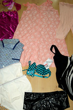 KONVOLUT NACHTWÄSCHE Dessous Wäsche  10 Teile ** Paket mit Mängeln **  XS - XL