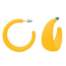 schöne Kunststoff Creolen in