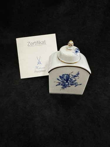 Meissen porzellan teedose - meissen,