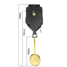 DIY Quarz Pendeluhrwerk Set mit Spieluhr f??r einzigartige Uhrenprojekte