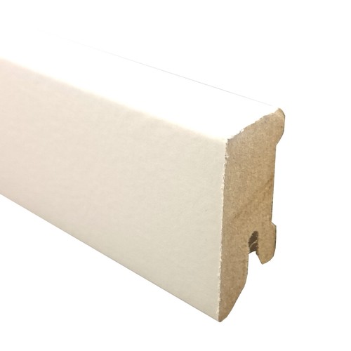 Sockelleiste weiß mdf cube - mdf, 40