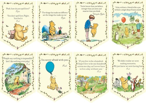 Winnie puuh wimpelkette - winnie,