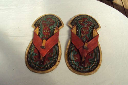 Tuareg ledersandalen antik - tuareg,