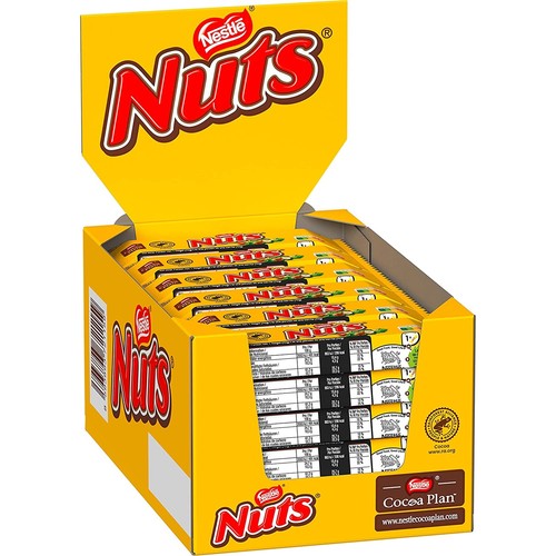 Nestlé nuts schokoriegel - nuts, 24er