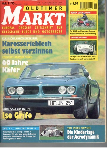 Oldtimer markt heft 1995 - markt,