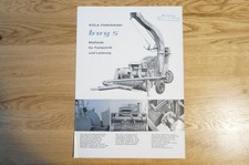 KÖLA Feldhäcksler Prospekt Typ boy S 2 Seiten 1960