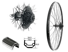 28 Zoll Hinterrad Laufrad SSP inkl. 8-fach Shimano Zahnkranz 19-622 Hohlkammer