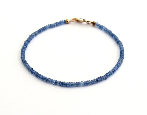 Saphir armband facettierte - ,