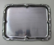 Großes Alessi Tablett 45,5 cm x 34,5 cm Rarität Alfra Stempel Edelstahl (D4) (3/