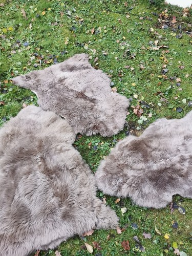 Merino premium felle taupe - premium,