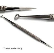 Komedonenheber Komedonenquetscher Millienmesser Akne Pickel NATRA Edelstahl