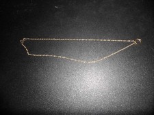Hals Kette 37 cm  echt Gold 333