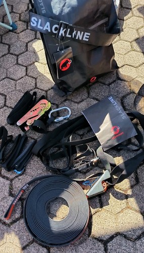 Mammut slack line set - set, orange