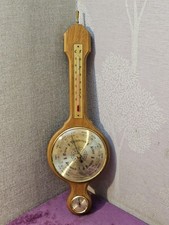 Vintage Huger Germany Wetterstation Wandbarometer Hygrometer Thermometer