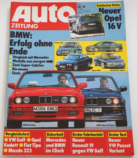 Auto Zeitung 15/1988 BMW M3