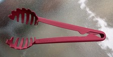 Tupperware - Pasta - Nudel - Spaghetti - Zange - gebraucht - guter Zustand - rot
