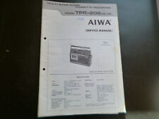 Original Service Manual Schaltplan  Aiwa TPR-  206
