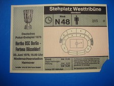 1979 Ticket DFB Pokalfinal