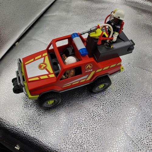 Playmobil feuerwehr jeep mit - feuerwehr,