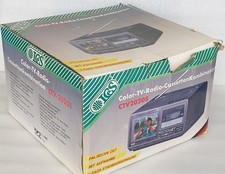 ? ICeS 16'er CRT Röhren Farb TV-Radio-Kasetten Kombination #TOP#