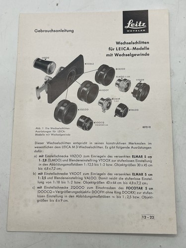 Leitz leica anleitung - leitz,