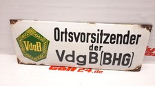 BLECHSCHILD EMAILLE SCHILD DDR
