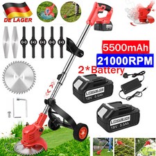 Akku Rasentrimmer mit 2x