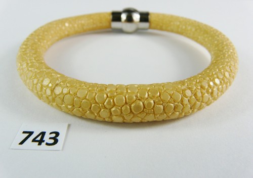 743 rochenleder armband - rochenleder,