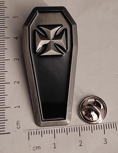 3er pack pin anstecker sarg - pin/anstecker,