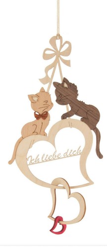 Fensterbild katzen erzgebirge - fensterbild,