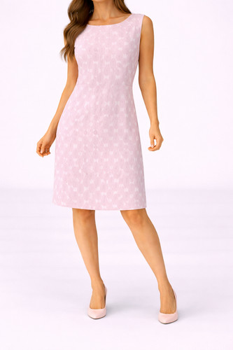 Kleid vabene weiß rosa - weiß,
