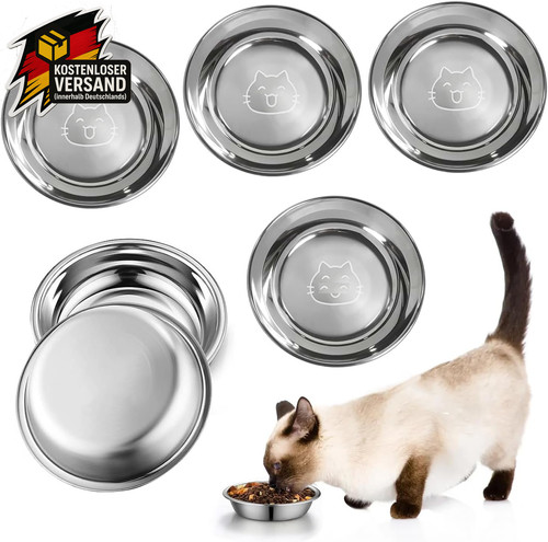 Edelstahl katzennapf 16cm - katzennapf,