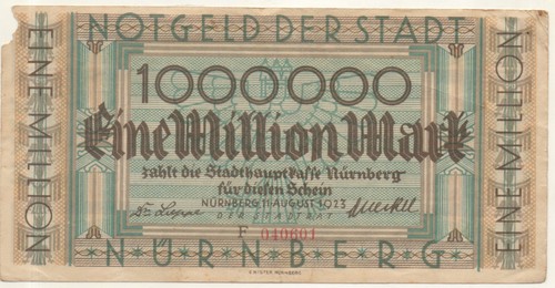 Kriegs notgeld nürnberg 1923 - kriegs,