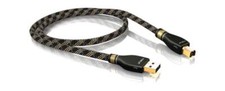 ViaBlue KR-2 Silver USB-Kabel 2.0  Typ A / B Triple-Shield Technologie 