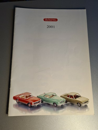 Prospekt 2001 wiking katalog - prospekt,