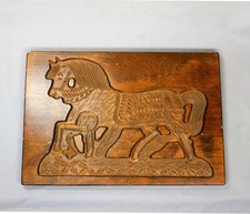 Holzbild Pferd Vintage