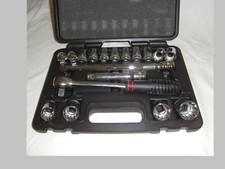 AHB Powerbuilt Knarren-,Ratschenkasten-Set 18 tlg. 1/2" 