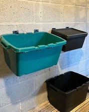 Aufbewahrungsbox Behälter Mülleimer Clips Wandaufbewahrung Halterungen - Garage