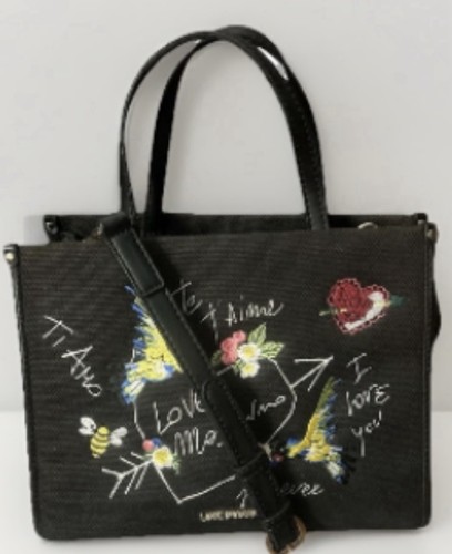 Die love moschino - moschino, embroidered