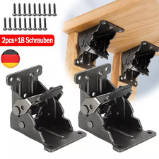 2X Klapptisch Stuhl Bein