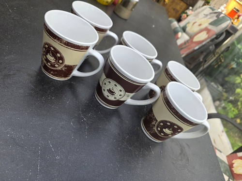6er set kaffeetassen keramik - 6er,