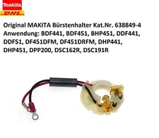 Makita Kohlebürstenhalter 638849-4 BDF441 BHP441 BDF451 BHP451 DDF451 DHP451