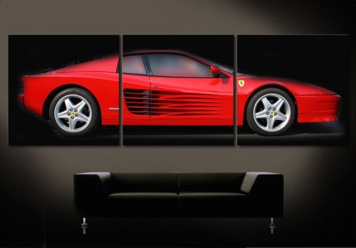 Ferrari testarossa leinwand - testarossa,