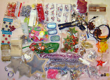 ❤Dekoration + Bastel Material SET❤Knöpfe Perlen Glitzersteine Bänder Filz Holz❤