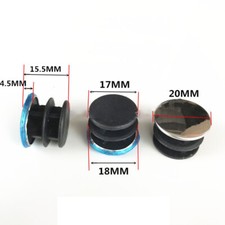 16~60mm Rundstopfen Lamellenstopfen Chrom Stopfen Rundrohre Rohraußen Endkappen