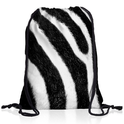 Zebrafell rucksack sportbeutel - rucksack,