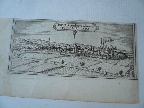 Brühl anno 1575 panorama - brühl,, 1575,