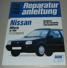 Reparaturanleitung Nissan Micra K10 / K 10 Vergaser Einspritzer ab 1989 Buch Neu