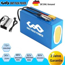 36V 48V 60V 20Ah 25Ah Ebike