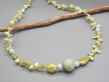 Limone grüne Perlenkette mit